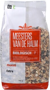 De Halm Muesli Extra Biologisch 750GR De Halm Muesli Extra Biologisch 750GR