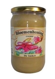 De Imker Imker Bloemenhoning Creme 900GR De Imker Imker Bloemenhoning Creme 900GR
