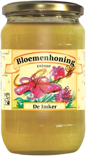 De Imker Imker Bloemenhoning Creme 900GR De Imker Imker Bloemenhoning Creme 900GR