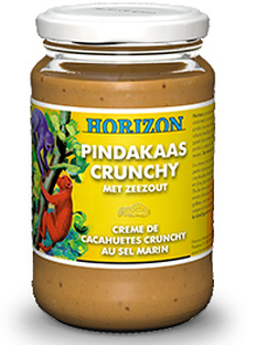 Horizon Pindakaas Crunchy Met Zeezout 350GR