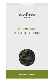 Jacob Hooy Pepermuntblad Heel Kruiden 20GR Jacob Hooy Pepermuntblad Heel Kruiden 20GR