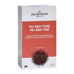 Jacob Hooy Pu Erh Theezakjes 50ST Jacob Hooy Pu Erh Theezakjes 50ST