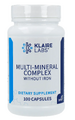 Klaire Labs Multi-Mineral Complex Capsules 100ST Klaire Labs Multi-Mineral Complex Capsules 100ST