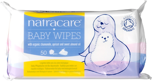 De Online Drogist Natracare Baby Wipes Billendoekjes 50ST aanbieding