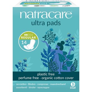 Natracare Ultra Pads Regular Maandverband 14ST Natracare Ultra Pads Regular Maandverband 14ST