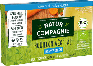 Natur Compagnie Groentebouillon Blokjes Zoutarm 8ST Natur Compagnie Groentebouillon Blokjes Zoutarm 8ST