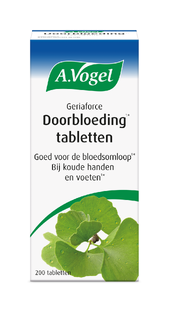 A.Vogel Geriaforce Doorbloeding* Tabletten 200TB A.Vogel Geriaforce Doorbloeding* Tabletten 200TB