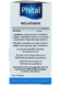 Phital Melatonine Tabletten 500TB zijkant verpakking