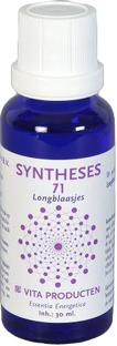 Vita Producten Vita Syntheses 71 Longblaasjes 30ML Vita Producten Vita Syntheses 71 Longblaasjes 30ML