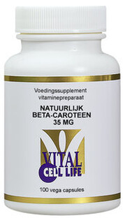 Vital Cell Life Beta-Caroteen 35mg Capsules 100CP Vital Cell Life Beta-Caroteen 35mg Capsules 100CP