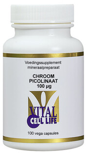 Vital Cell Life Chroom Picolinaat Capsules 100CP Vital Cell Life Chroom Picolinaat Capsules 100CP