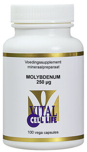 Vital Cell Life Molybdenum 250 mcg Capsules 100CP  Vital Cell Life Molybdenum 250 mcg Capsules 100CP