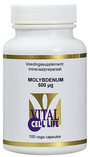 Vital Cell Life Molybdenum 500 mcg Capsules 100CP Vital Cell Life Molybdenum 500 mcg Capsules 100CP