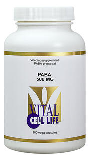 Vital Cell Life PABA 500 mg Capsules 100CP