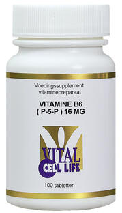 Vital Cell Life Vitamine B6 (P-5-P) 16mg Tabletten 100TB