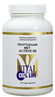 Vital Cell Life Tryptofaan met Actieve B6 Capsules 100CP