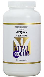 Vital Cell Life Vitamine E + Selenium Capsules 200CP Vital Cell Life Vitamine E + Selenium Capsules 200CP