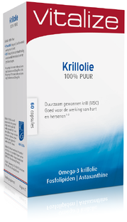 Vitalize Krillolie 100% Puur Capsules 60CP Vitalize Krillolie 100% Puur Capsules 60CP