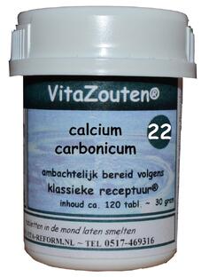 Vita Reform Van der Snoek Vitazouten Nr. 22 Calcium Carbonicum 120TB