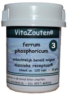 Vita Reform Van der Snoek Vitazouten Nr. 3 Ferrum Phosphoricum 120TB