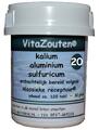 Vita Reform Van der Snoek VitaZouten Nr. 20 Kalium Aluminium Sulfuricum 120TB