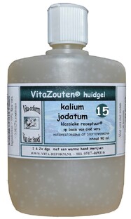 Vita Reform Van der Snoek Vitazouten Huidgel Nr. 15 Kalium Jodatum 90ML Vita Reform Van der Snoek Vitazouten Huidgel Nr. 15 Kalium Jodatum 90ML