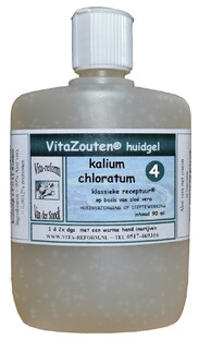 Vita Reform Van der Snoek VitaZouten Huidgel Nr. 4 Kalium Chloratum Muriaticum 90ML Vita Reform Van der Snoek VitaZouten Huidgel Nr. 4 Kalium Chloratum Muriaticum 90ML
