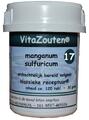 Vita Reform Van der Snoek Vitazouten Nr. 17 Manganum Sulfuricum 120TB