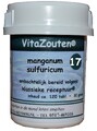 Vita Reform Van der Snoek Vitazouten Nr. 17 Manganum Sulfuricum 120TB Vita Reform Van der Snoek Vitazouten Nr. 17 Manganum Sulfuricum 120TB