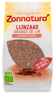 Zonnatura Gebroken Lijnzaad 400GR Zonnatura Gebroken Lijnzaad 400GR
