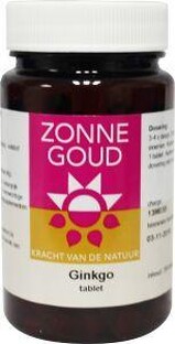 Zonnegoud Ginkgo Tabletten 200TB 