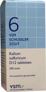 Vsm Schussler Celzout No.6 Kalium Sulfuricum D12 Tabletten 200TB