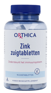 Orthica Zink Zuigtabletten 90TB Orthica Zink Zuigtabletten 90TB