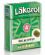 Lakerol Eucalyptus Suikervrij Pastilles 23GR Lakerol Eucalyptus Suikervrij Pastilles 23GR