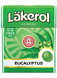 Lakerol Eucalyptus Suikervrij Pastilles 23GR verpakking Lakerol Eucalyptus Suikervrij Pastilles 23GR verpakking
