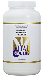 Vital Cell Life Vitamine C Sustained Release Tabletten 200TB Vital Cell Life Vitamine C Sustained Release Tabletten 200TB
