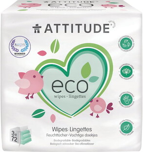 Attitude Eco Wipes Navul 3-pack 216ST Attitude Eco Wipes Navul 3-pack 216ST