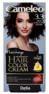 Cameleo Hair Color Cream 3.3 Dark Chocolat Brown 1ST Cameleo Hair Color Cream 3.3 Dark Chocolat Brown 1ST
