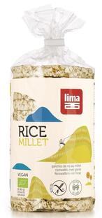 Lima Rijstwafels Gierst 100GR