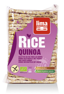 Lima Dunne Rijstwafels Quinoa 130GR Lima Dunne Rijstwafels Quinoa 130GR