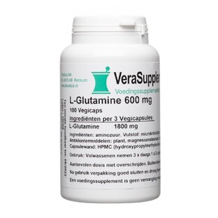 VeraSupplements L Glutamine 600 mg 100CP  VeraSupplements L Glutamine 600 mg 100CP
