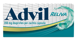 Advil Reliva Liquid Capsules 200 mg - voor pijn en koorts 10CP Advil Reliva Liquid Capsules 200 mg - voor pijn en koorts 10CP