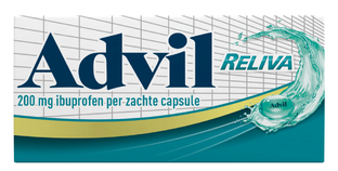 Advil Advil Reliva Liquid Capsules 200 mg - voor pijn en koorts 10CP Advil Advil Reliva Liquid Capsules 200 mg - voor pijn en koorts 10CP