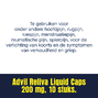 Advil Advil Reliva Liquid-Caps 200 mg voor pijn en koorts 10CP5