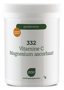 AOV 332 Vitamine C Magnesium Ascorbaat Poeder 250GR AOV 332 Vitamine C Magnesium Ascorbaat Poeder 250GR