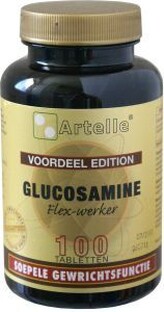 Artelle Glucosamine Flexwerker Tabletten 100 st 100TB Artelle Glucosamine Flexwerker Tabletten 100 st 100TB