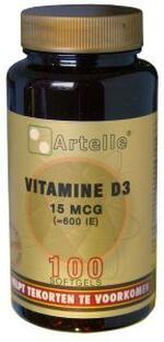 Artelle Vitamine D3 15mcg 100SG