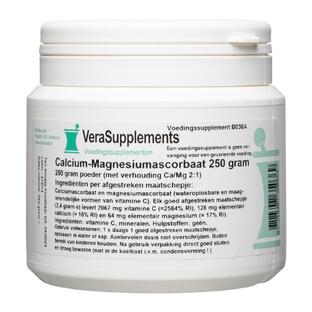 VeraSupplements Calcium-Magnesiumascorbaat Poeder 250GR