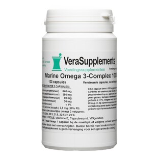 VeraSupplements Marine Omega 3 Complex 1000 mg Capsules 120CP VeraSupplements Marine Omega 3 Complex 1000 mg Capsules 120CP