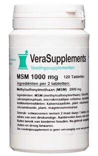 VeraSupplements MSM 1000 Tabletten 120TB